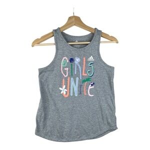 Adidas "Girls Unite" Sleeveless Top size XL‎ Gray